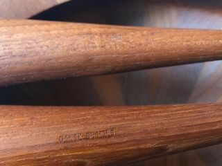Mid - Century Modern Dansk Designs Denmark Bowl Wooden Spoons Tongs - Approx 16.  5” 5