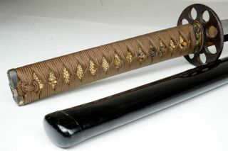 Authentic Japanese Katana Sword 420Yr Antique Samurai Nihonto,  Fine Art Smithed 9