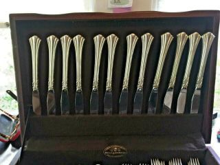 60 PC.  REED & BARTON STERLING SILVER 18th EIGHTEENTH CENTURY SET 12 Place Set 6