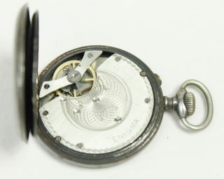 Vintage Enigma Swiss Brevets Pocket Watch Missing Face Glass 8