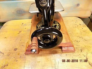 Antique Hand Crank Willcox Gibbs sewing machine.  RESTORED 1885 11