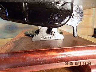 Antique Hand Crank Willcox Gibbs sewing machine.  RESTORED 1885 6