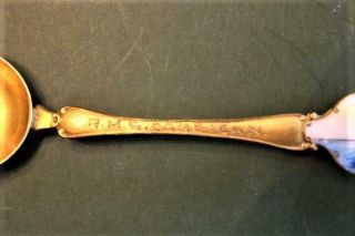 Antique Enamel Maritime Spoon,  RMS CORSICAN,  Uncommon Ocean Liner,  Handwork,  N/Res 4