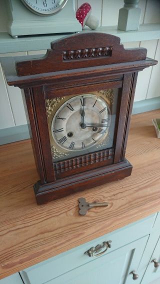 Antique Mantle Clock Large Strike Chime For Restoration