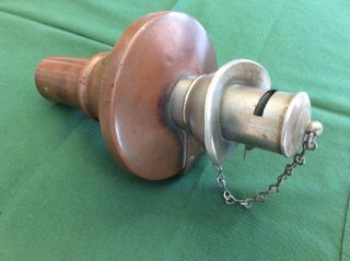 Vintage Nautical Speaking Tube And Whistle Made Of Brass Copper Chrome