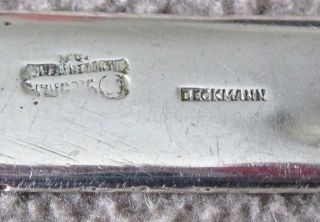 Vintage Sterling Silver Carmen Beckmann Salad Fork Spoon Serving Mexico 925 3
