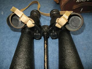 BRITISH WW2 BARR & STROUD BINOCULARS WITH INTERNAL YELLOW FILTERS 11