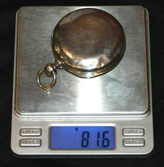 ANTIQUE LARGE COIN SILVER DUEBER WATCH CASE Co.  POCKET WATCH CASE.  C.  1882 26 2