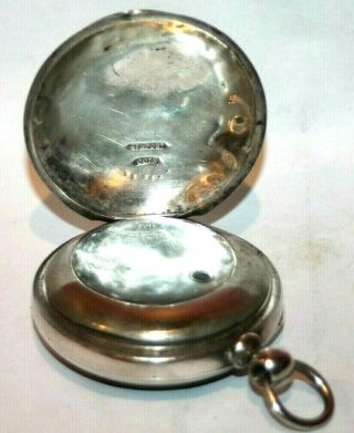 ANTIQUE LARGE COIN SILVER DUEBER WATCH CASE Co.  POCKET WATCH CASE.  C.  1882 26 8