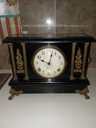 Antique Sessions 8 Day Mantle Clock