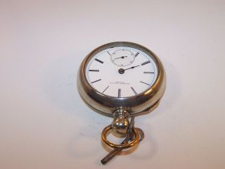 1876 Rockford 18s 15 Jewel Key Wind Pocket Watch,  Project/repair/parts 6