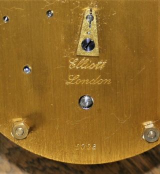 Vintage cast - brass ships clock buy “Elliott of London”, 2