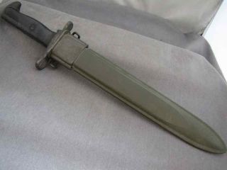 Ww2 Us Army M1 Garand 10 Inch Pal Bayonet,  Minty