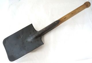 German Wwii Ww2 Straight Shovel Entrenching Tool Early 1940 Rare