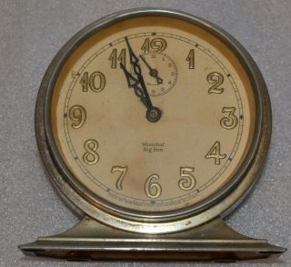 Westclox Big Ben Vintage Alarm Clock Chrome Frame Rd 1927 Vintage