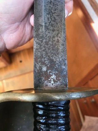 M1860 US Naval Cutlass,  Year 1862 - Early Civil War, 3