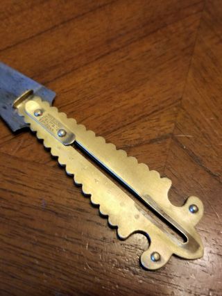 Antique RARE D.  M.  Co Doolittle Buttonhole Cutter Knife Sewing PAT.  SEPT 3,  1872 7