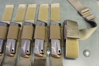 MOLLE II COYOTE BROWN SMALL ARMS MAG POUCH BELT HOLDS 12 MAGAZINES / CLIPS 4