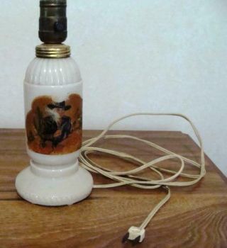 Hopalong Cassidy Table Lamp Aladdin Vintage William Boyd