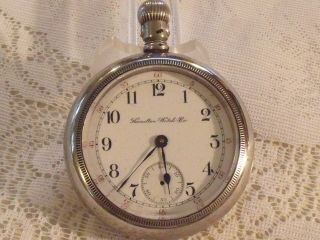 Antique Hamilton Watch Co.  Grade 926.  Size 18s Pocket Watch.  Not Running.