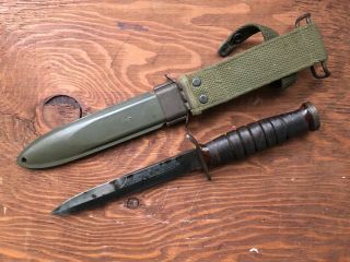 WWII US ARMY Airborne M3 Imperial Guard Marked Fighting Knife 2