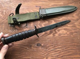 WWII US ARMY Airborne M3 Imperial Guard Marked Fighting Knife 7