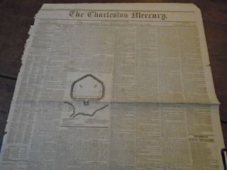 1860 Charleston Mercury South Carolina Newspaper The Union Disolved Civil War 2
