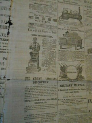 1860 Charleston Mercury South Carolina Newspaper The Union Disolved Civil War 5