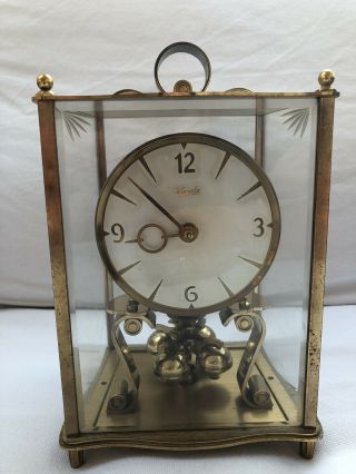 Rare Antique Anniversary Kundo Clock Made In Germany