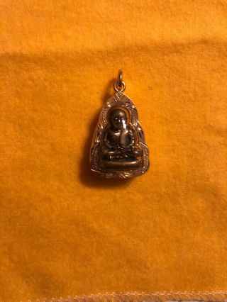 Buddha Amulet Necklace Yoga Jewelry Hindu Pendant Mindfulness Meditation 7