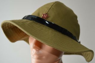 Soviet Russian Army Military Desert Uniform Panama Hat Cap Size 60 Afghanistan 2