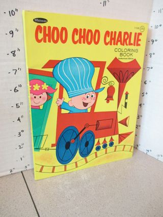 Choo Choo Charlie 1970 Good N Plenty Candy Comic Coloring Book 90,  - 1pg