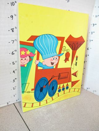 CHOO CHOO CHARLIE 1970 Good N Plenty candy comic coloring book 90,  - 1pg 2