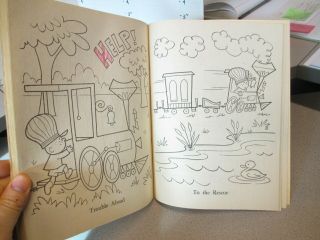 CHOO CHOO CHARLIE 1970 Good N Plenty candy comic coloring book 90,  - 1pg 6