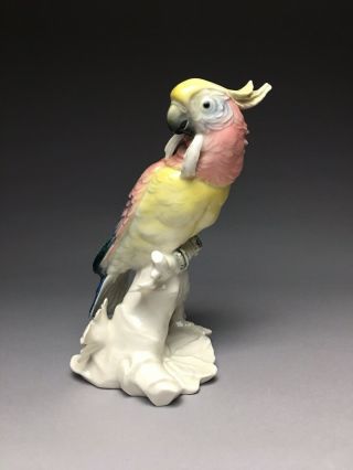 Karl Ens Parrot Cockatoo Bird Figurine As - Is