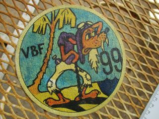 Wwii Usn Bomber Fighter Squadron Vbf - 99 Jacket Patch 5 5/8 "