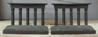 Vintage B&h Bradley Hubbard Temple Of Isis Cast Iron Bookends