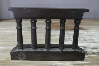 Vintage B&H Bradley Hubbard Temple Of Isis Cast Iron Bookends 4