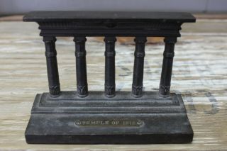 Vintage B&H Bradley Hubbard Temple Of Isis Cast Iron Bookends 6