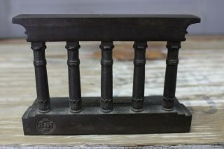 Vintage B&H Bradley Hubbard Temple Of Isis Cast Iron Bookends 8