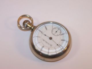 1895 Elgin 18s 15 Jewel 82 Oresilver Lever Set Pocket Watch 2