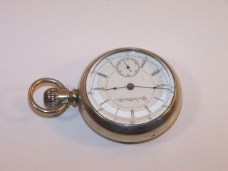 1895 Elgin 18s 15 Jewel 82 Oresilver Lever Set Pocket Watch 6