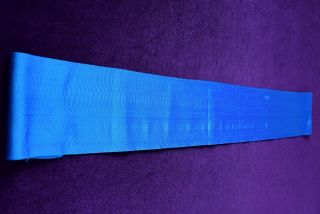 Military Decoration/Award/Recognition Sash/Ribbon Solid Azure Blue 3