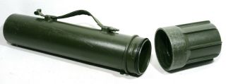 Plastic Threaded Us 81mm Mortar Tube Or Canister Gd/030 (p) /100901 - Vintage