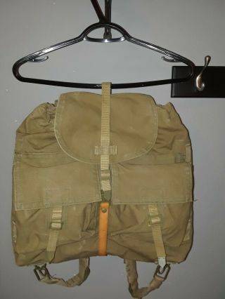Czech Army M60 Military Canvas Backpack Rucksack (b1)