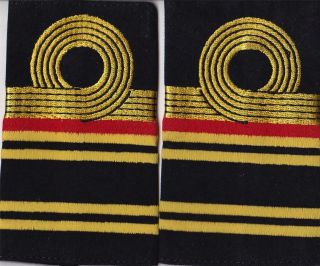 Rear Admiral Rank Slide Epaulettes - Royal Navy 