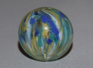 Vintage Marbles Awesome Early Onionskin 5/8 " - 15.  9mm
