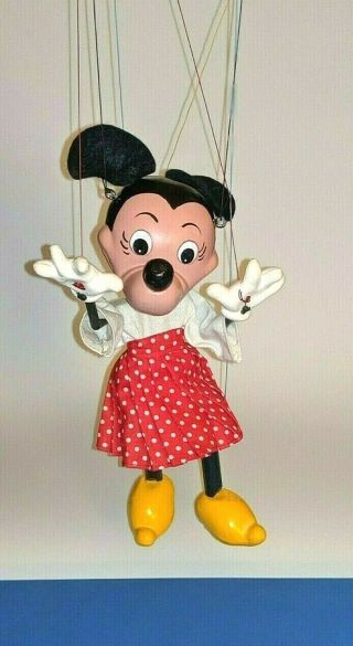 Vintage Pelham Puppet - Minnie Mouse Disney Marionette - Box - England