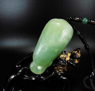 Natural Hand - carved Chinese Jade sculpture hand player weight 130g corn hp018 3