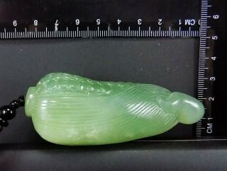 Natural Hand - carved Chinese Jade sculpture hand player weight 130g corn hp018 7